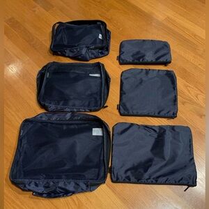 Brookstone Dark Blue Travel Bag Set